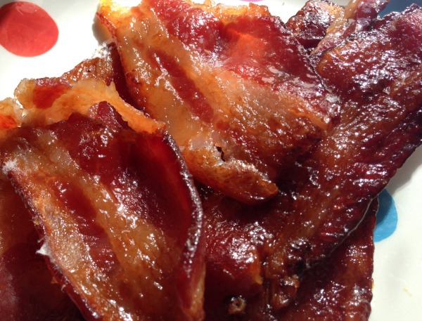 photo of maple syrup candied bacon | Dianna Bonny Photography